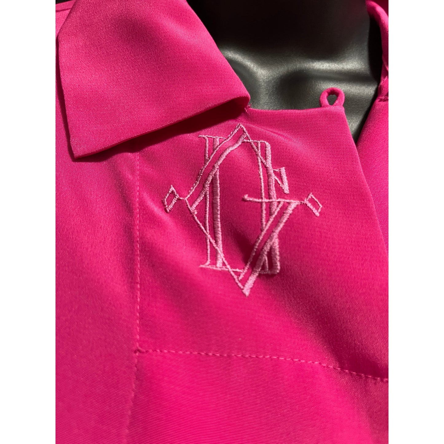 Vintage DG Blouses Pink Long Sleeve Button Up Size Small