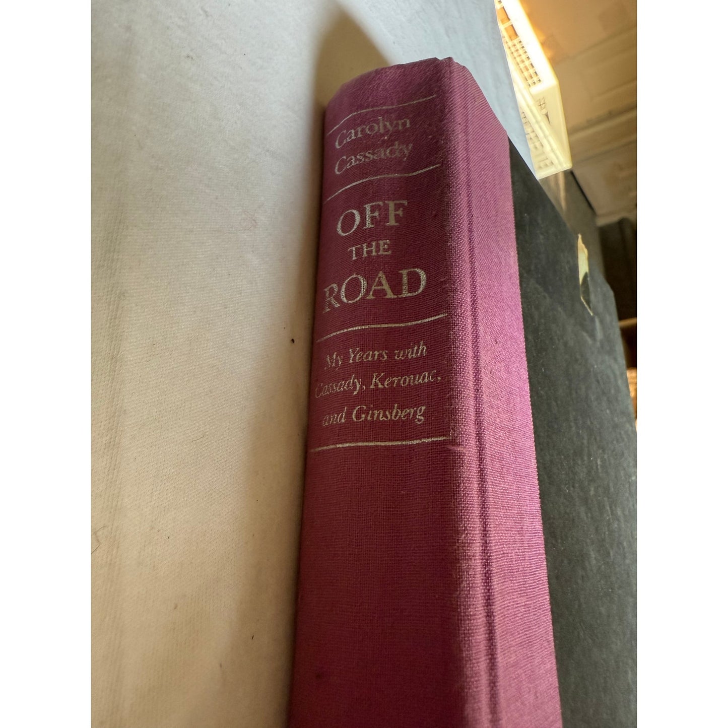 Off The Road - Carolyn Cassady - Kerouac - 1st US Edition - 1990 - Hardcover