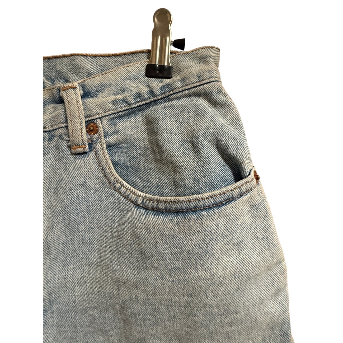 Vintage GAP Blue Button Fly Denim High Waisted Shorts - Size 8