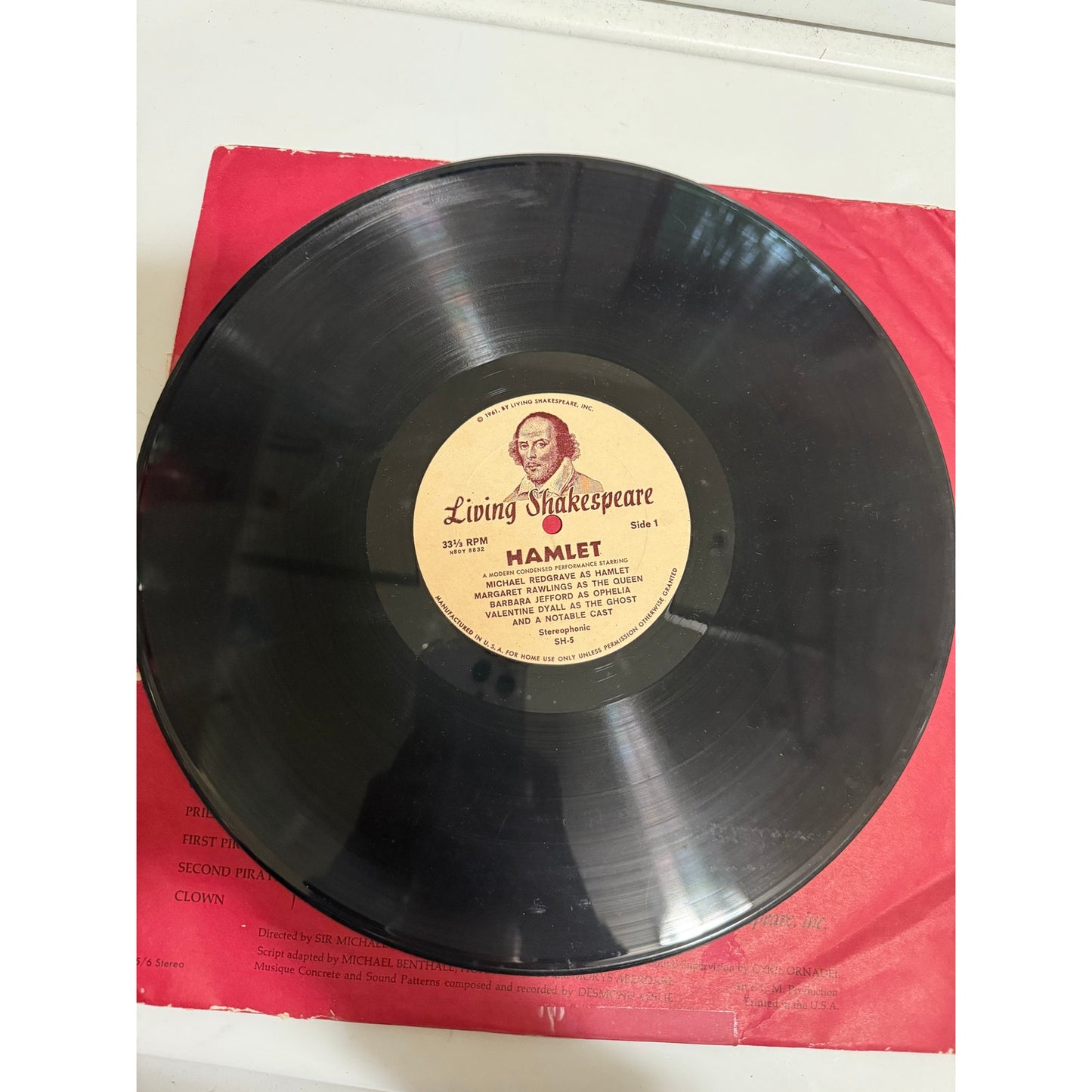 Living Shakespeare - Hamlet - Vinyl LP Record 12" with Booklet