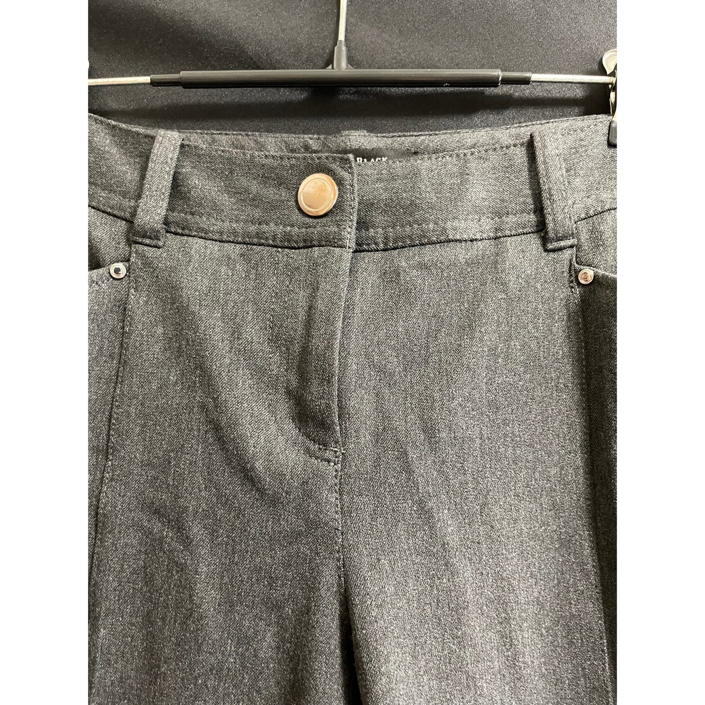White House Black Market Dark Gray Size Blanc 6 Women's Dress Pants