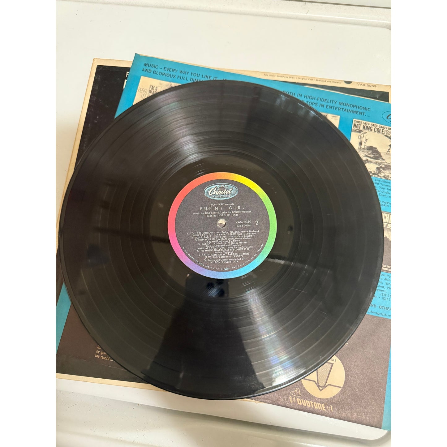 Funny Girl Original Broadway Cast Barbara Streisand 1964 LP 12" Vinyl VG+