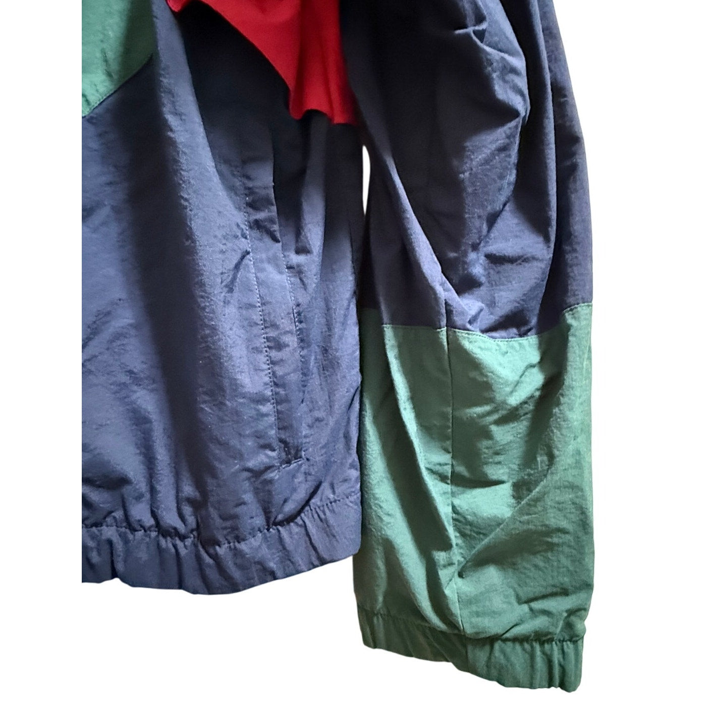 Vintage Riddell Color Block Nylon Windbreaker Jacket - Medium