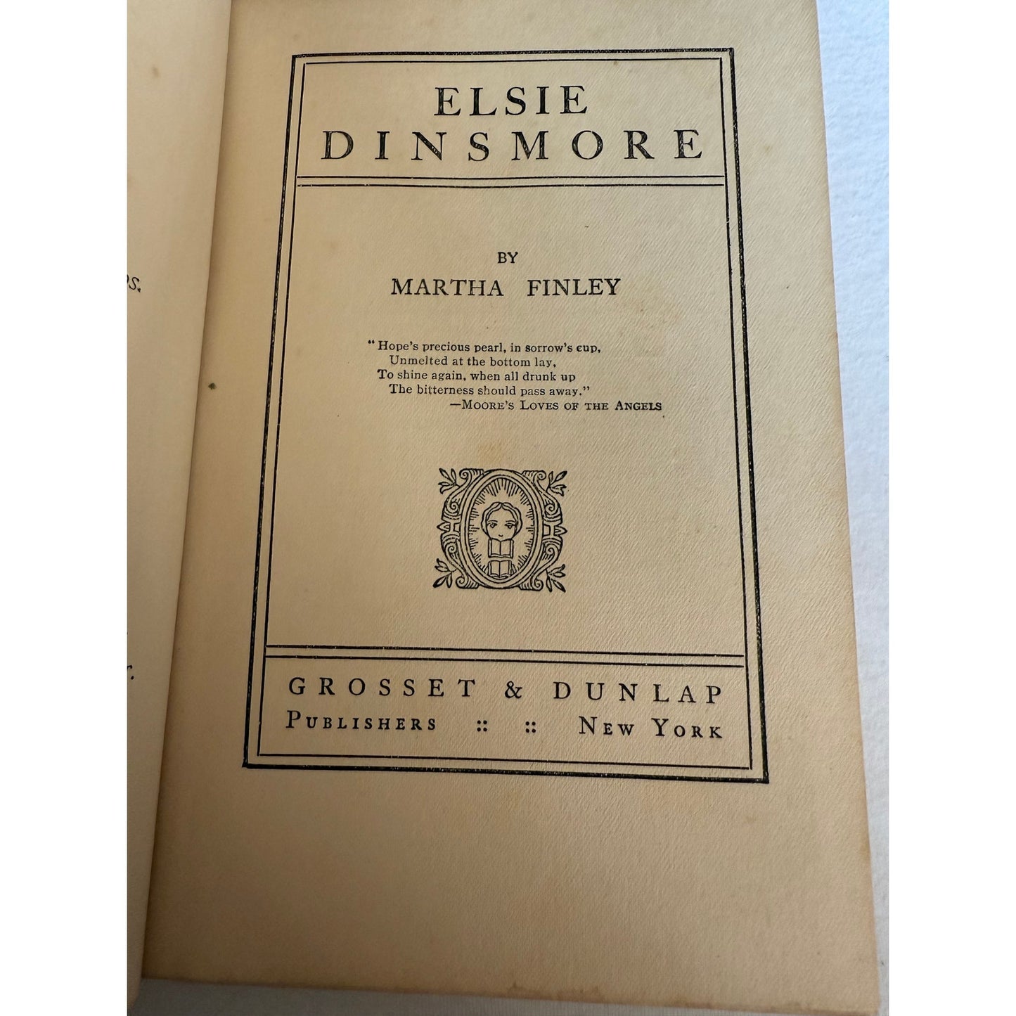 1896 Elsie Dinsmore by Martha Finley - Print Run of 100,000 - Special Edition