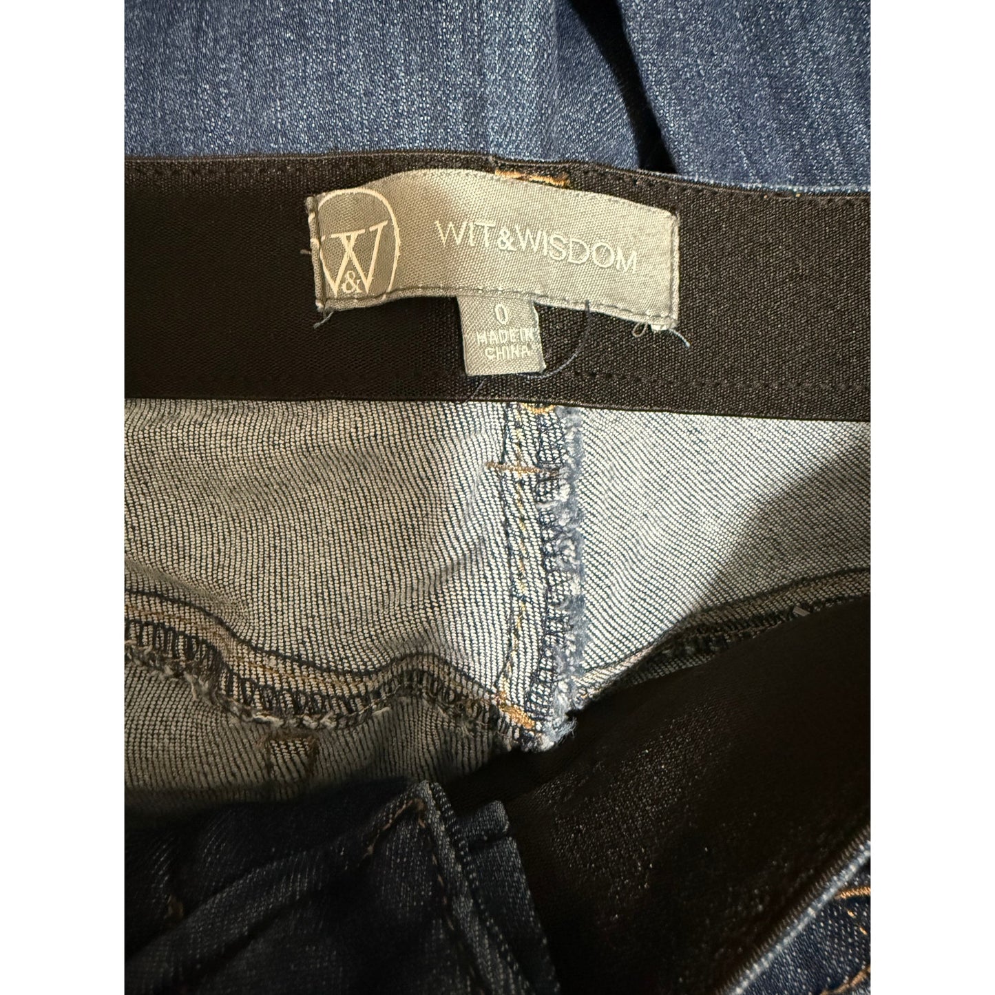 Wit & Wisdom Stretch High Rise Denim Jeans - Size 0