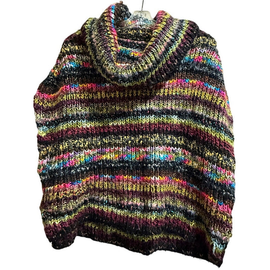 Anthropologie Bright Colored Knit Sleeveless Turtleneck Pullover Sweater - Small