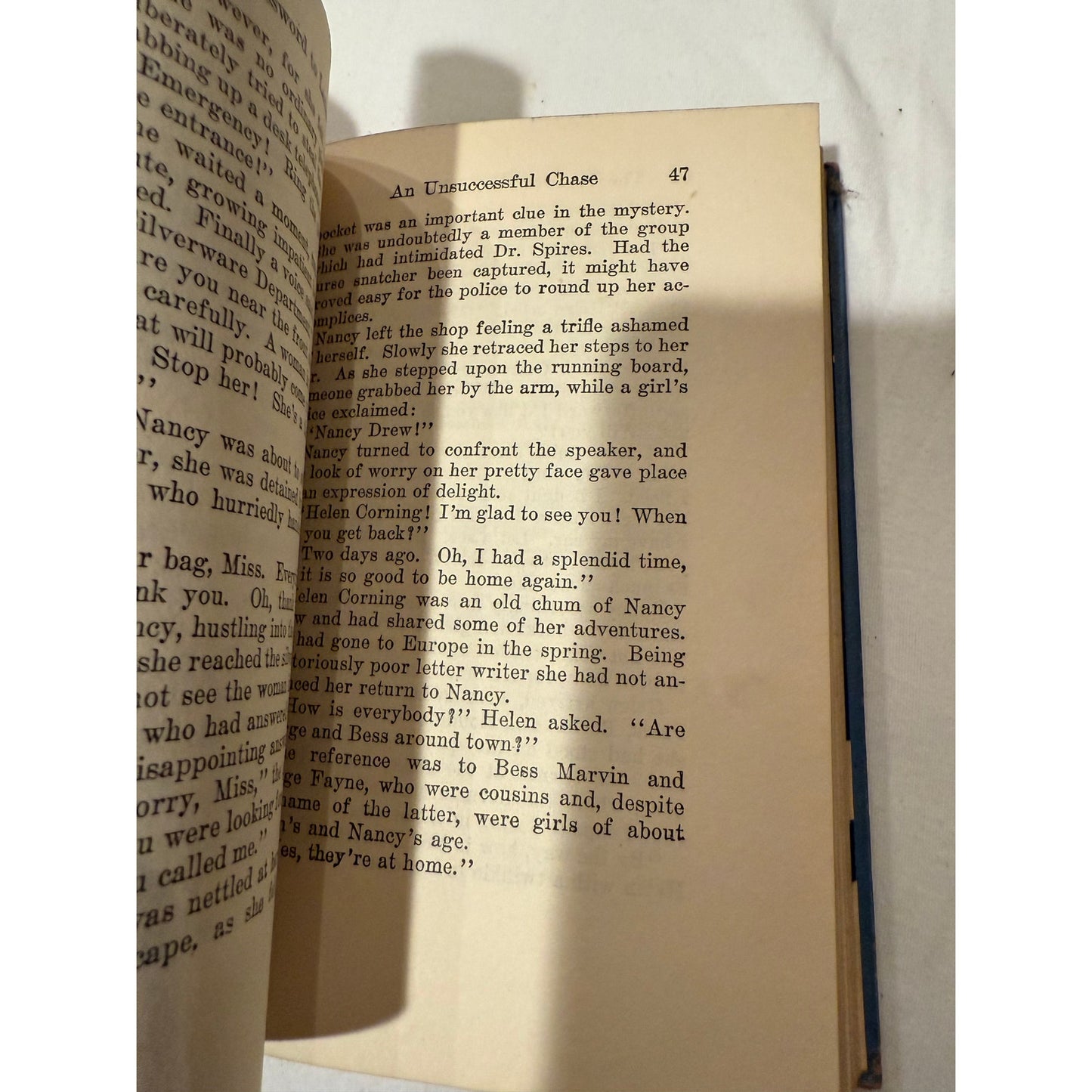 Nancy Drew - The Password to Larkspur Lane - Blue Tweed - 1933 - Hardcover