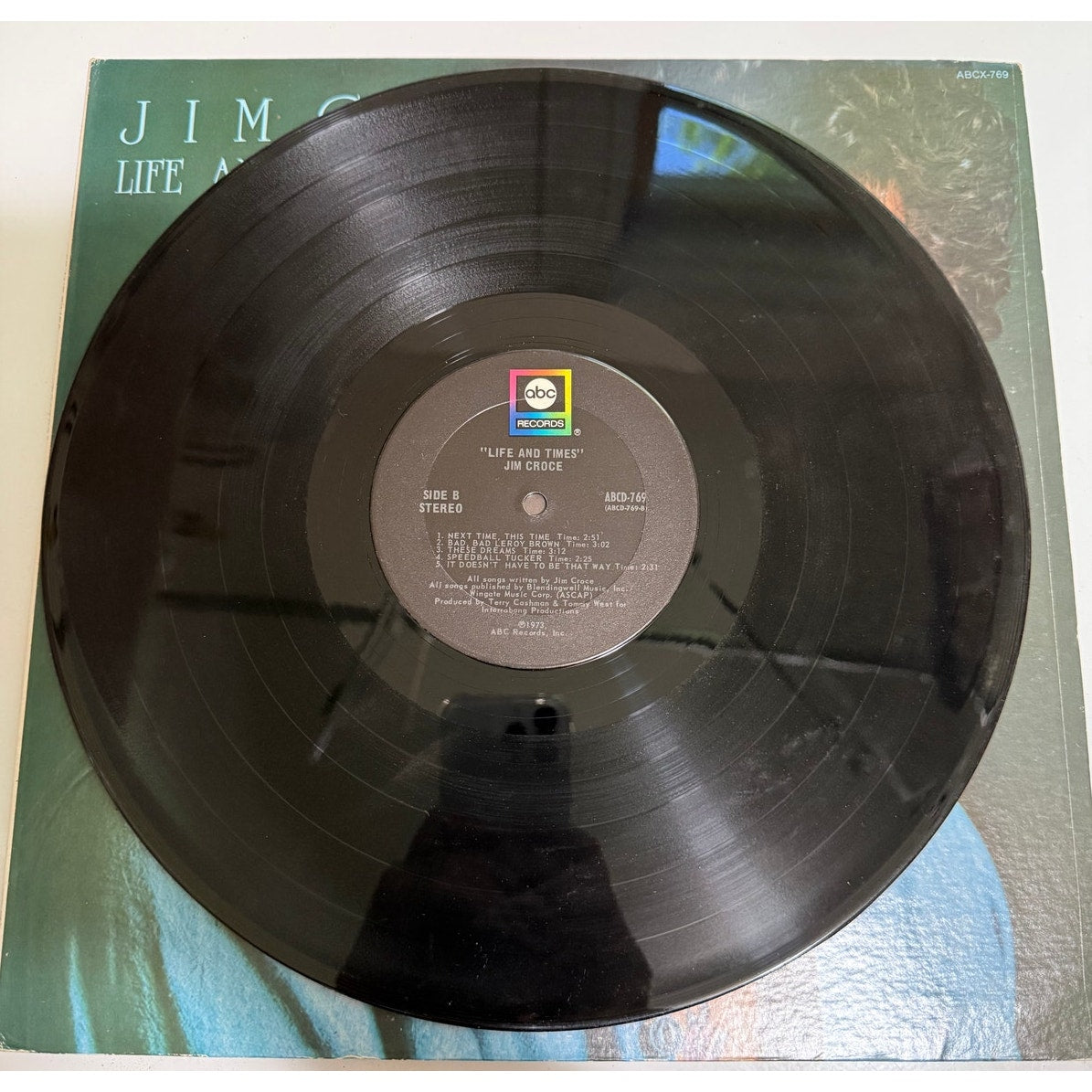 Jim Croce "Life and Times" Vinyl LP 1973 "One Less Set of Footsteps"