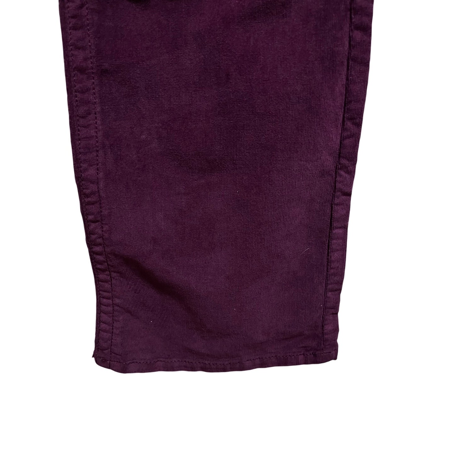 Victoria's Secret Plum Bootcut Low Rise Fine Gauge Corduroy Pants - Size 2