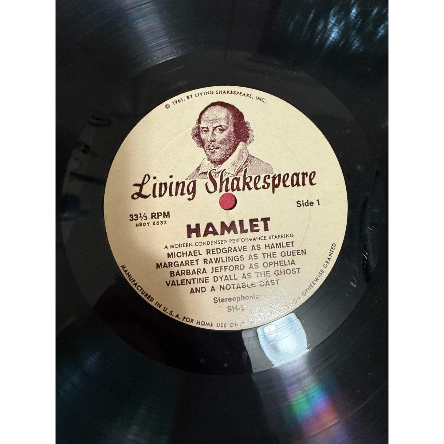 Living Shakespeare - Hamlet - Vinyl LP Record 12" with Booklet