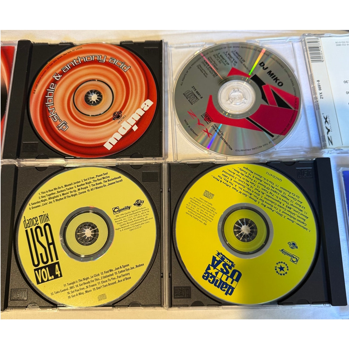 90's 00's Various Mix CD Album Bundle - 9 CD's - Dance, TV Hits, American Idol