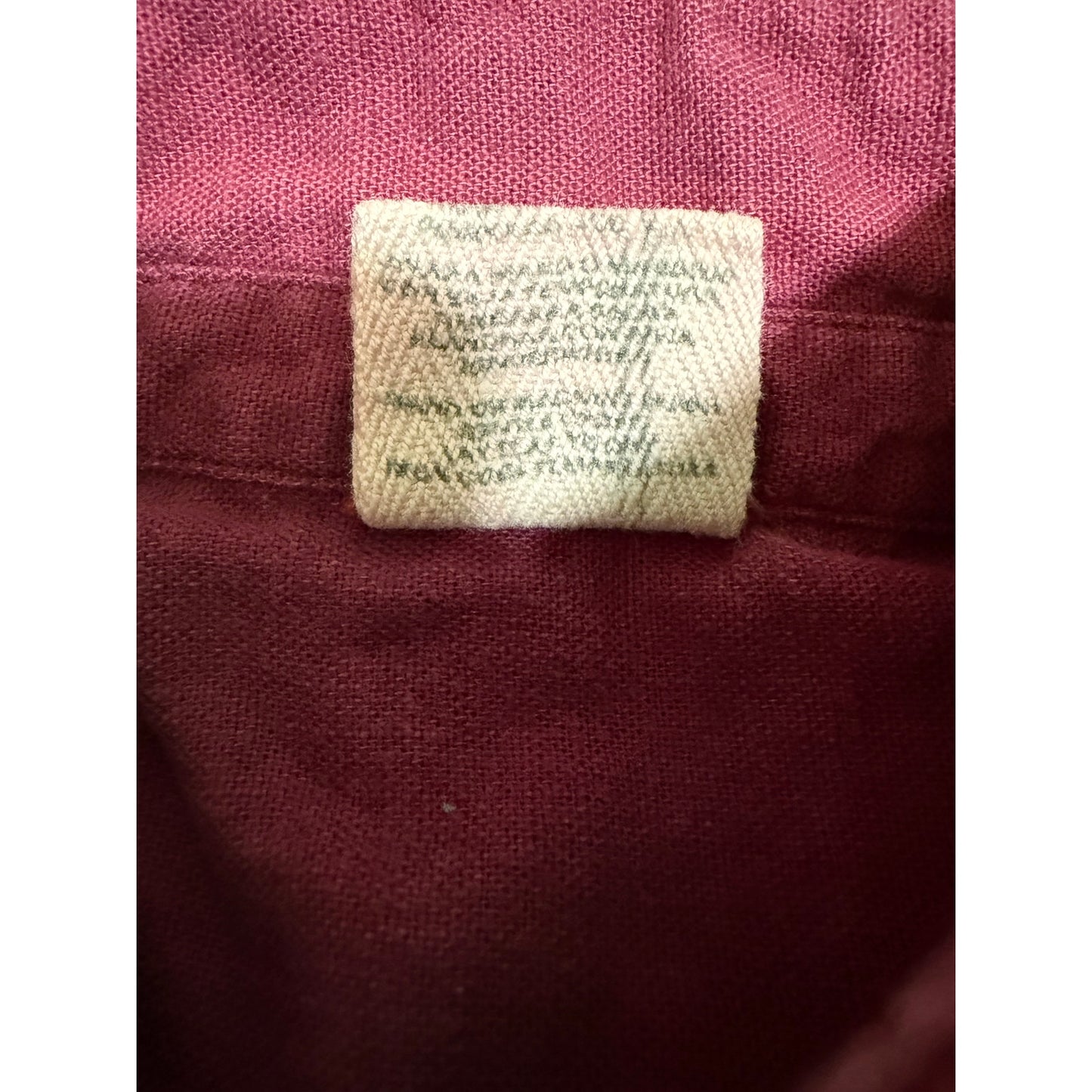 Vintage ACA Joe Military Style Maroon Button Up - Long Sleeve - Medium
