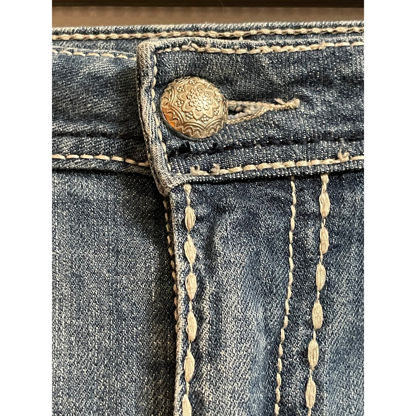 Suko Jeans Size 8 Embellished Straight Leg Jeans - Y2K
