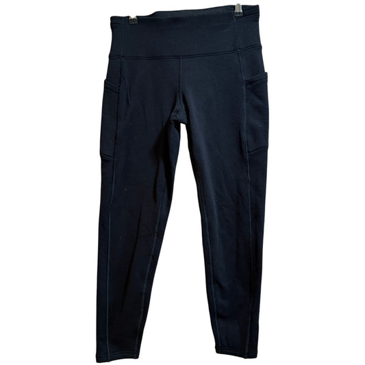 Athleta Altitude Stash Polartec Power Stretch Tights - Black - Medium