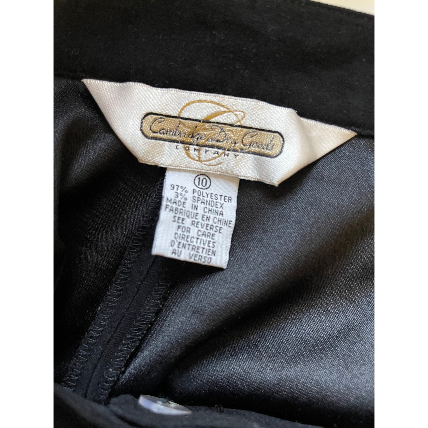 Cambridge Dry Goods Vintage Size 10 Velvet Type Dress Pants
