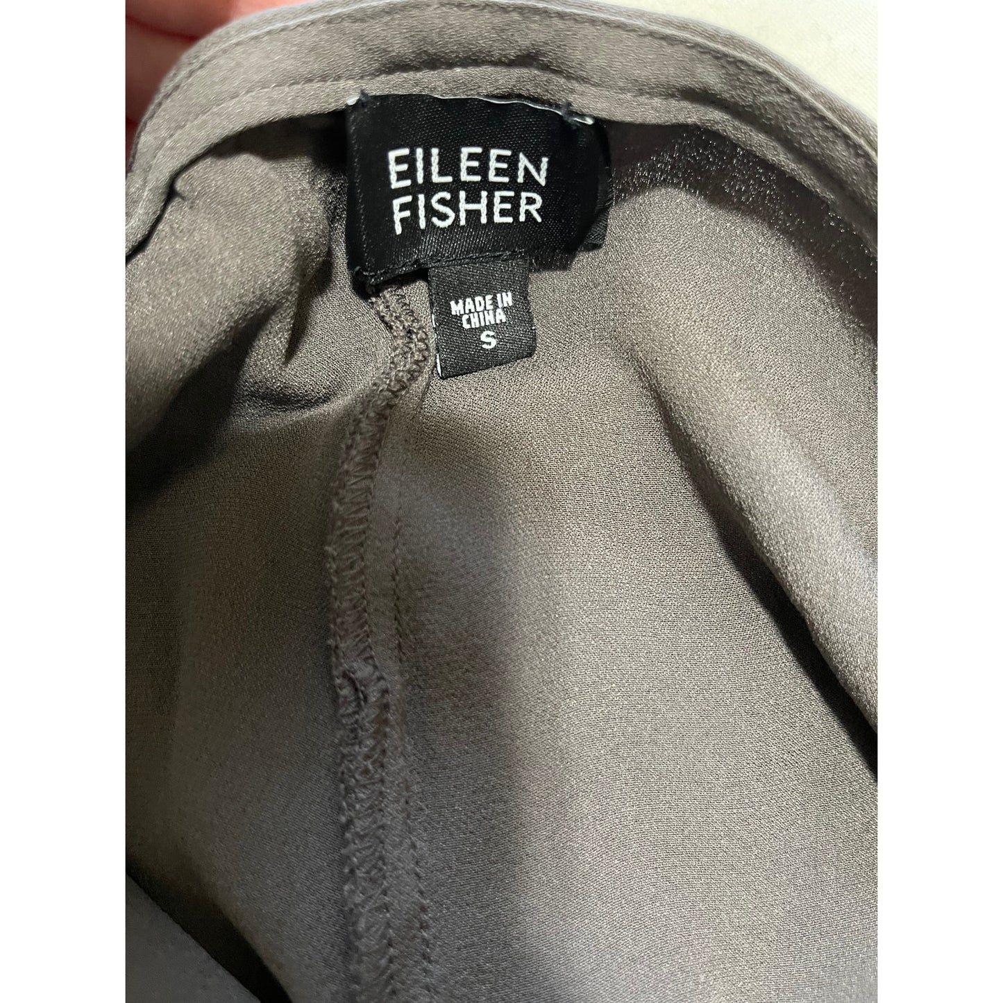 Eileen Fisher Size Small Gray Lightweight Casual Pants