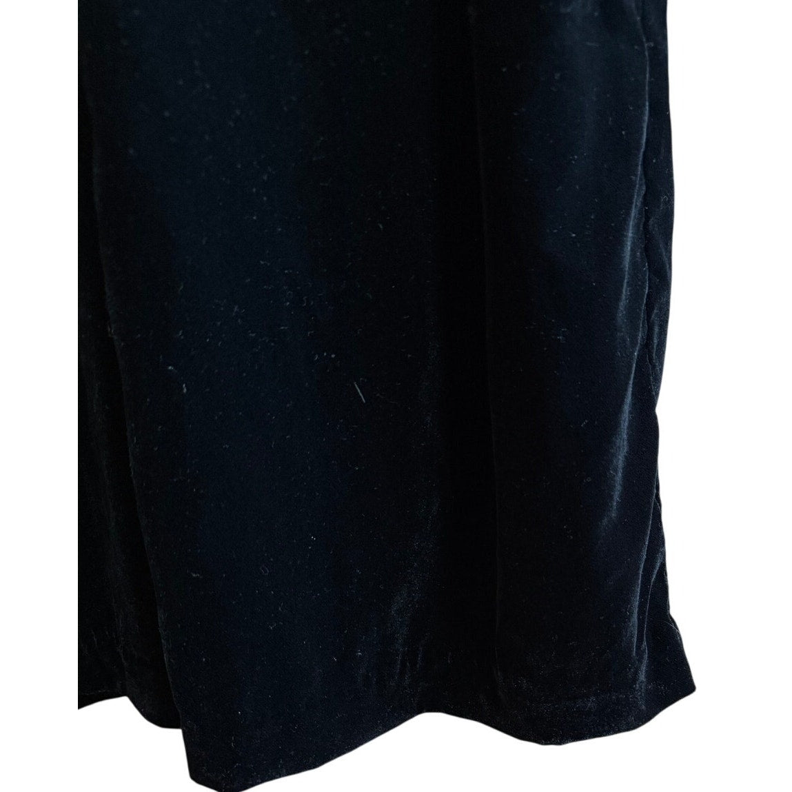 GAP Black Velvet Sleeveless Jumpsuit w/Belt - Small Petite - NWT $118 MSRP