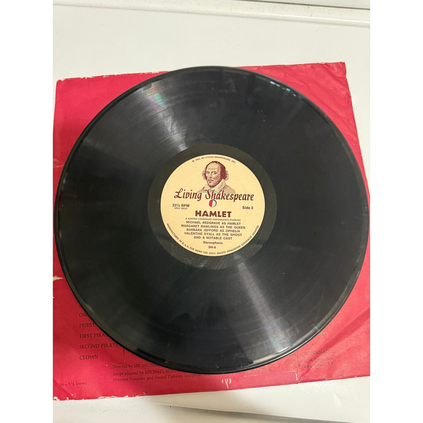 Living Shakespeare - Hamlet - Vinyl LP Record 12" with Booklet