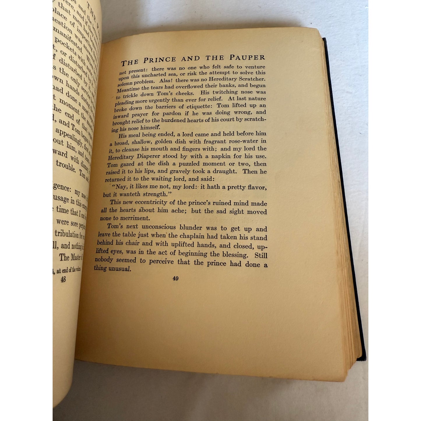 Antique 1909 - The Prince & The Pauper - Mark Twain - Illustrated - Hardcover