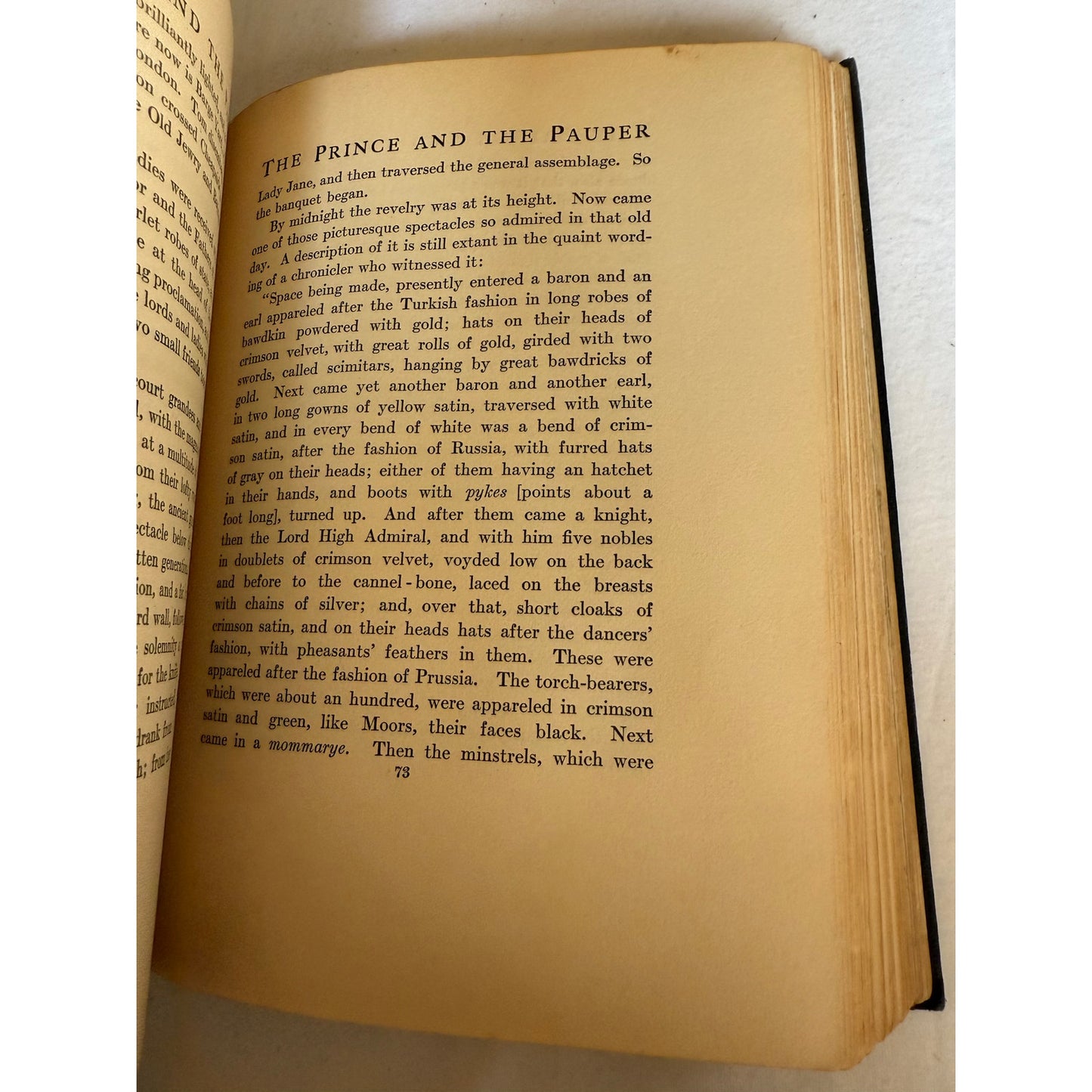 Antique 1909 - The Prince & The Pauper - Mark Twain - Illustrated - Hardcover