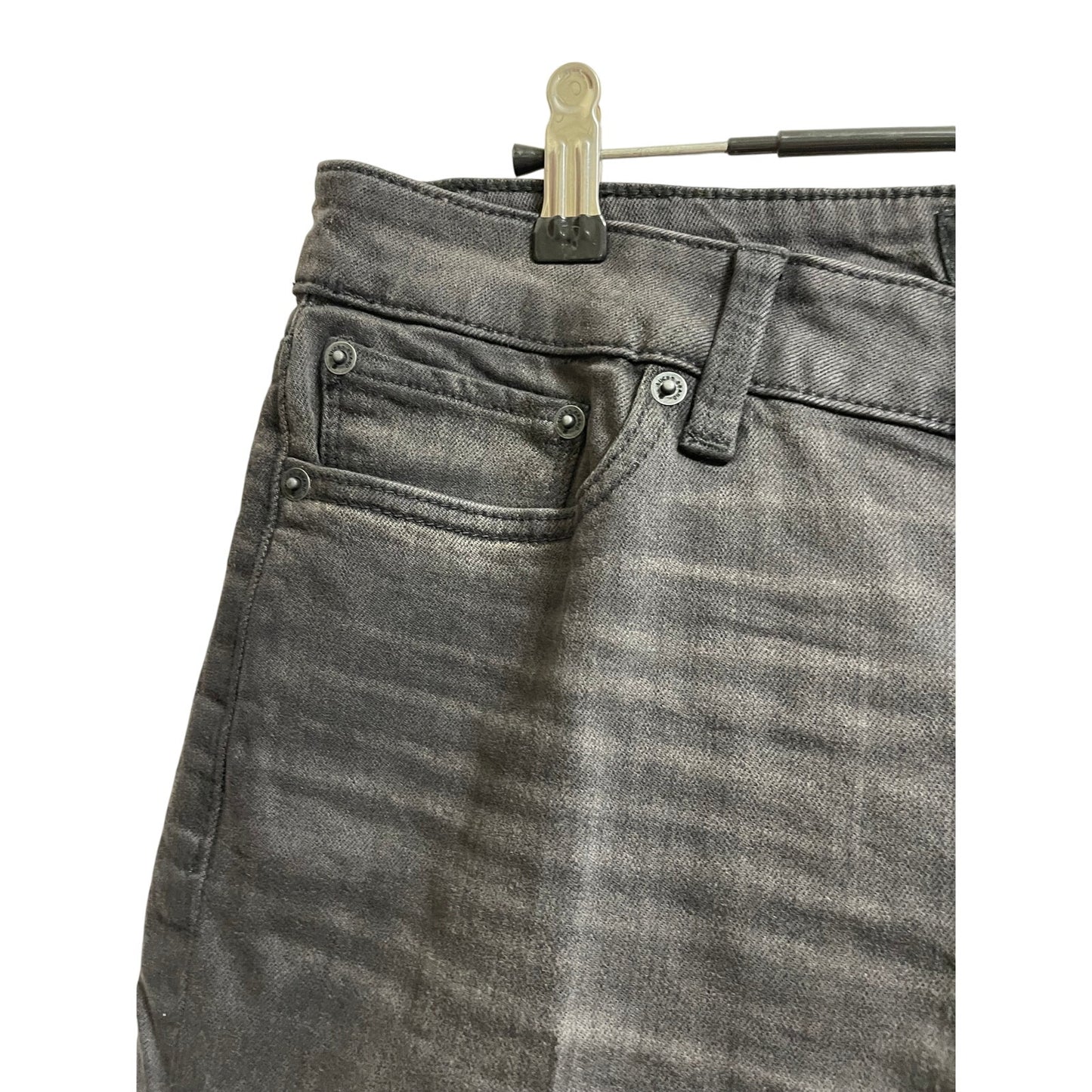 NWT Lucky Brand Dark Gray Ankle Fray Jeans Size 29