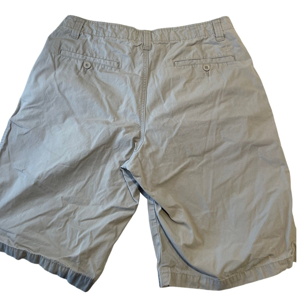 Dockers - 100% Cotton - Off White / Light Khaki - Golf Shorts - Men's Size 32