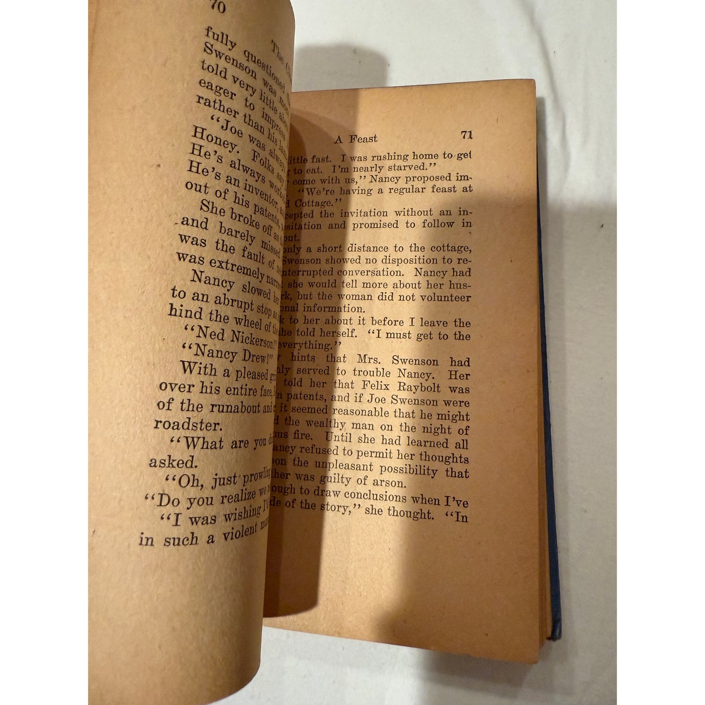 Nancy Drew - The Clue in the Diary - Blue - 1932 - Hardcover