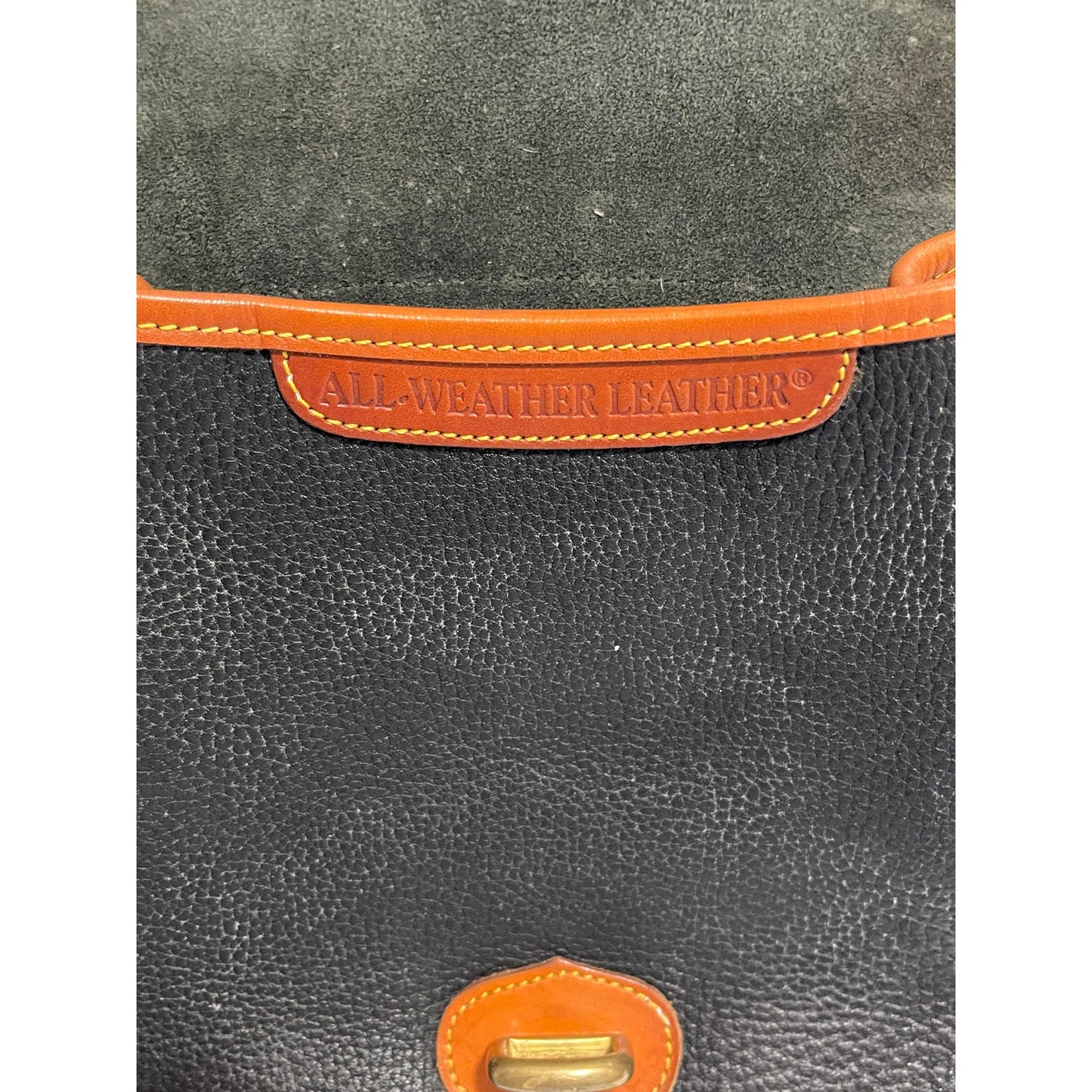 Vintage Dooney & Bourke All-Weather Leather Crossbody Bag Classic