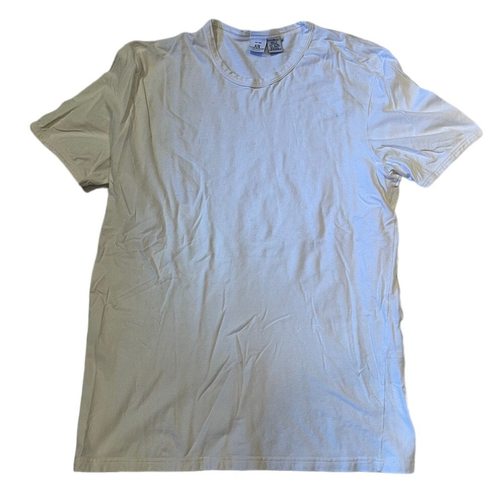 Armani Exchange White Short Sleeve T-Shirt - Women's Size XL