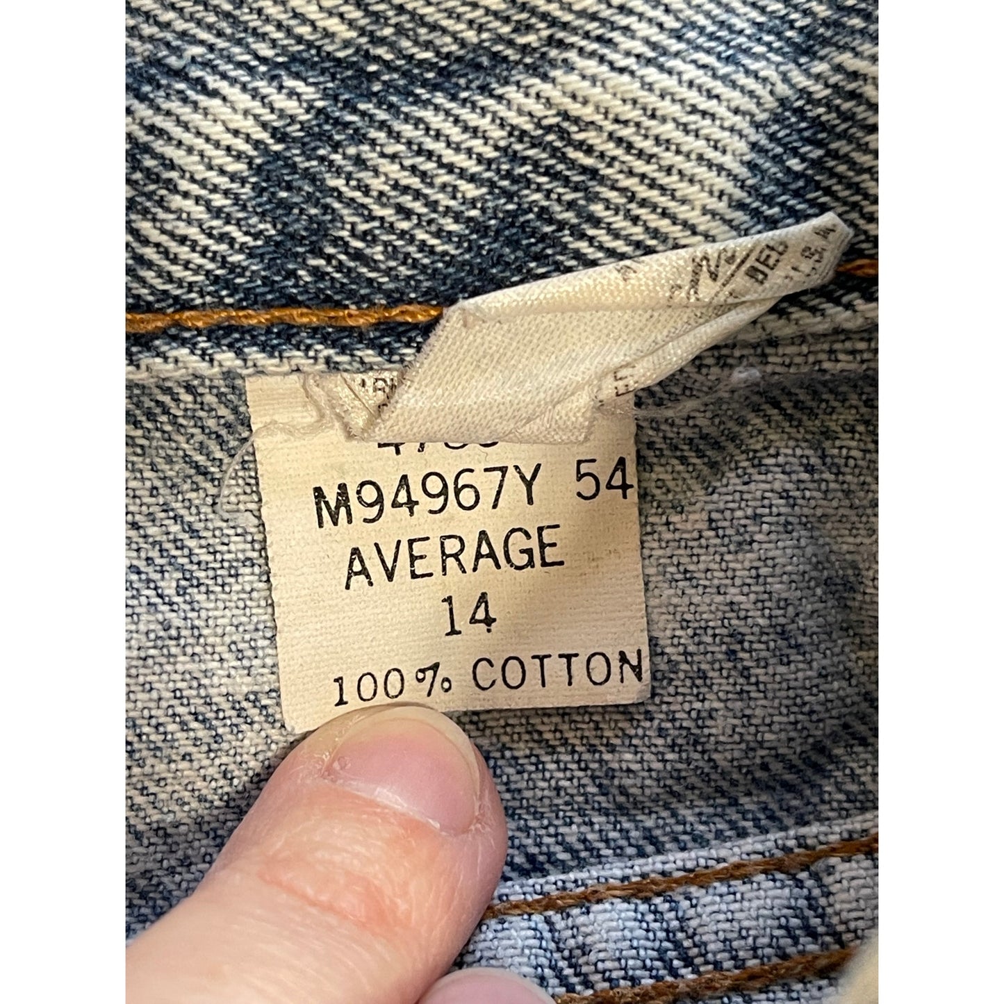 Vintage 80's Chic Acid Wash Denim Jeans Straight Leg High Rise - Size 14