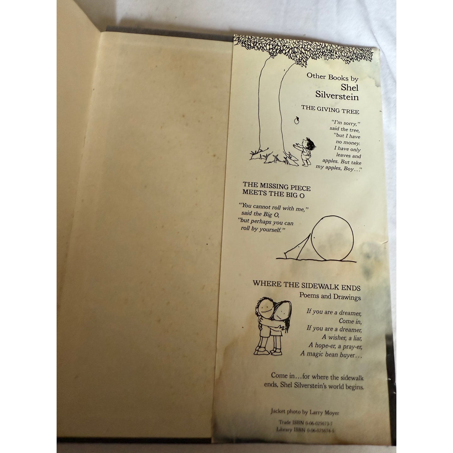 A Light In The Attic - Shel Silverstein - Snake Eye Music 1974 Edition Hardcover