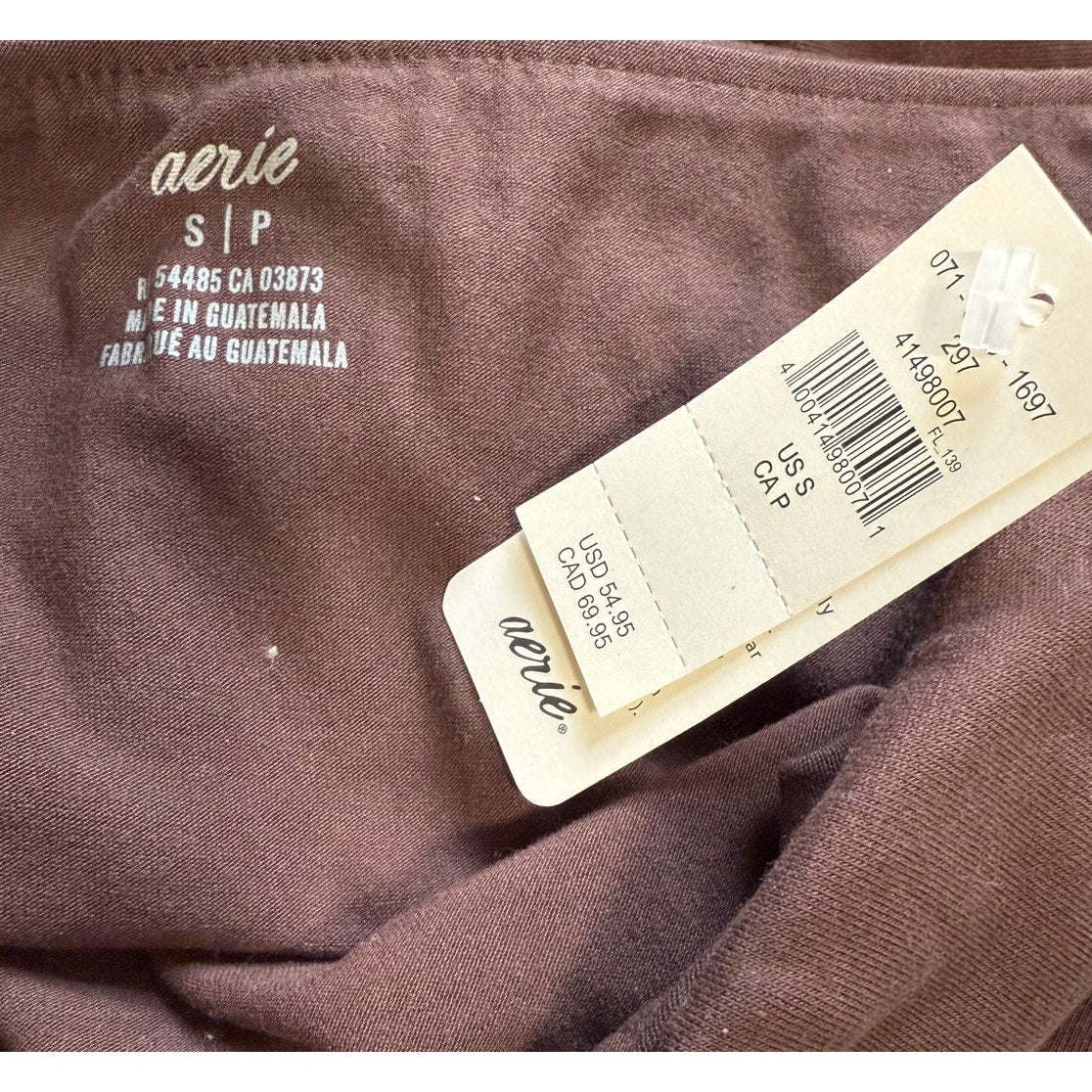 Aerie Brown Strapless Tube Dress - Size Small - NWT - $54.95 MSRP