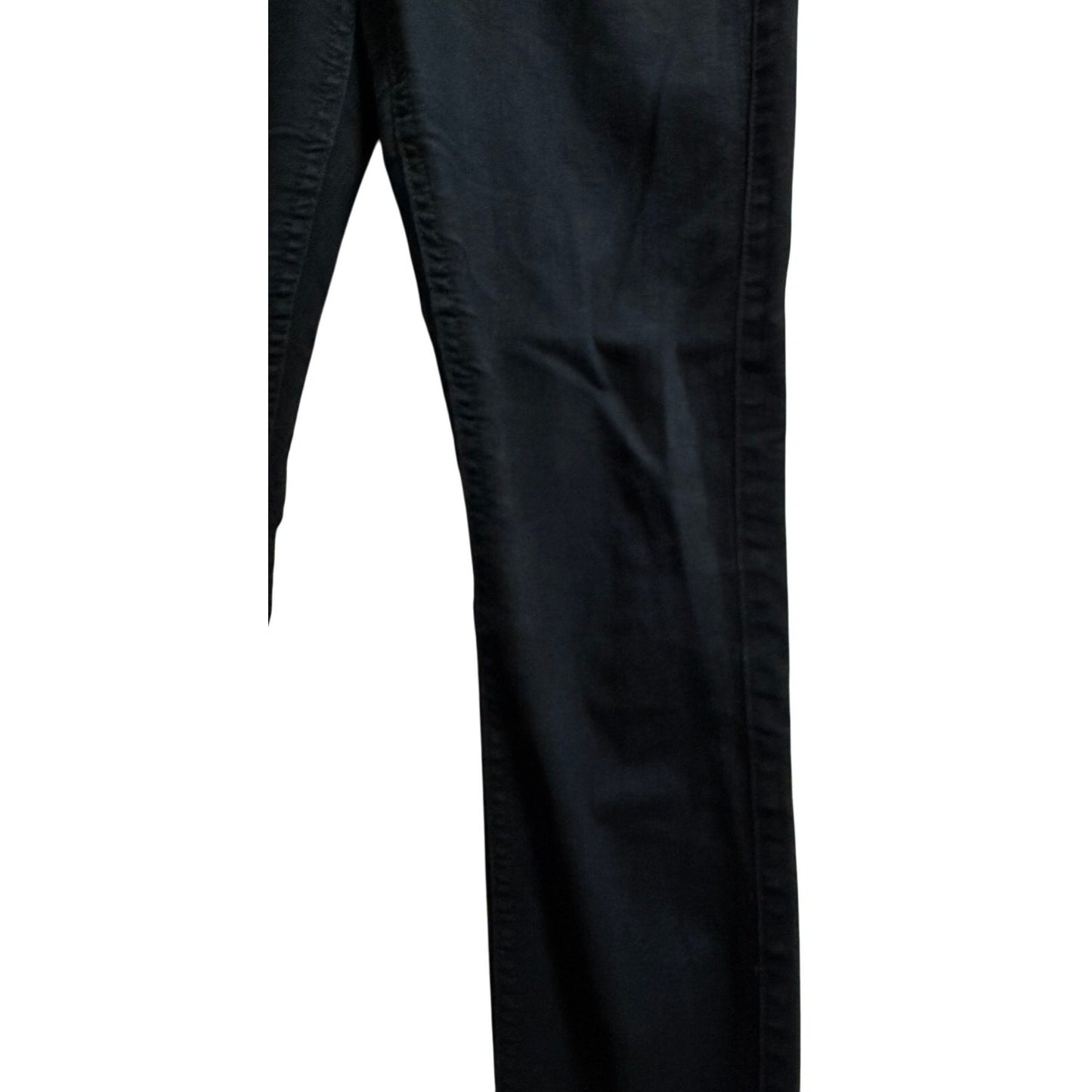 7 For All Mankind The Skinny Black Denim Jeans - Size 26