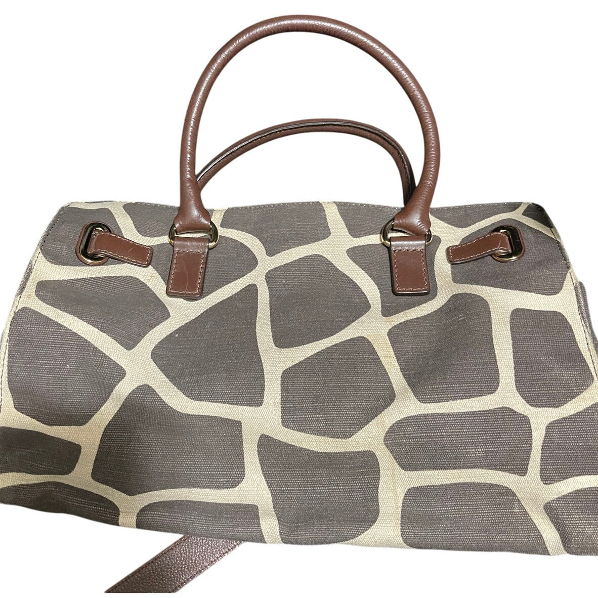 Michael Kors Hamilton Giraffe Print Shoulder Bag / Purse