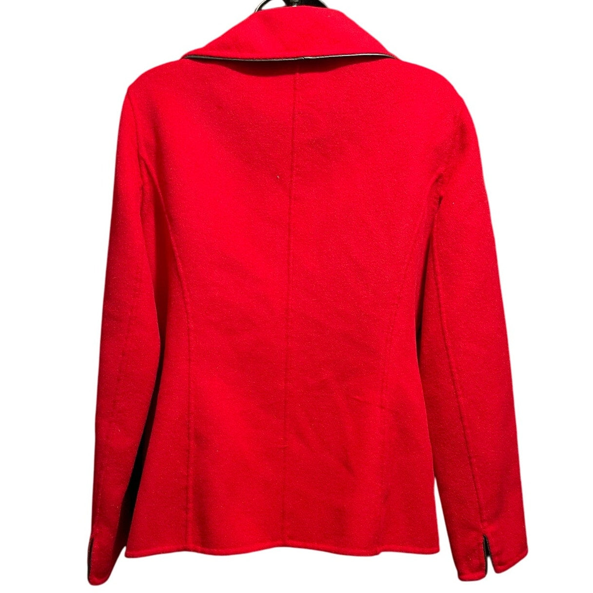 Lafayette 148 New York Red Size 10 Petite Wool & Angora Blazer