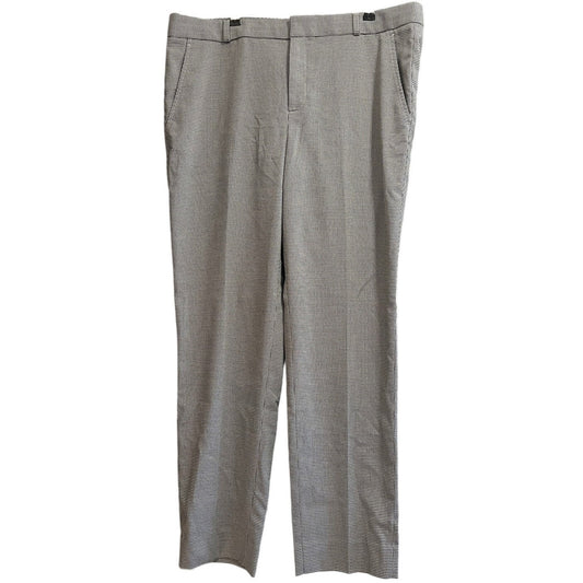 Banana Republic Black & White Herringbone Size 14 "Ryan" Dress Pants