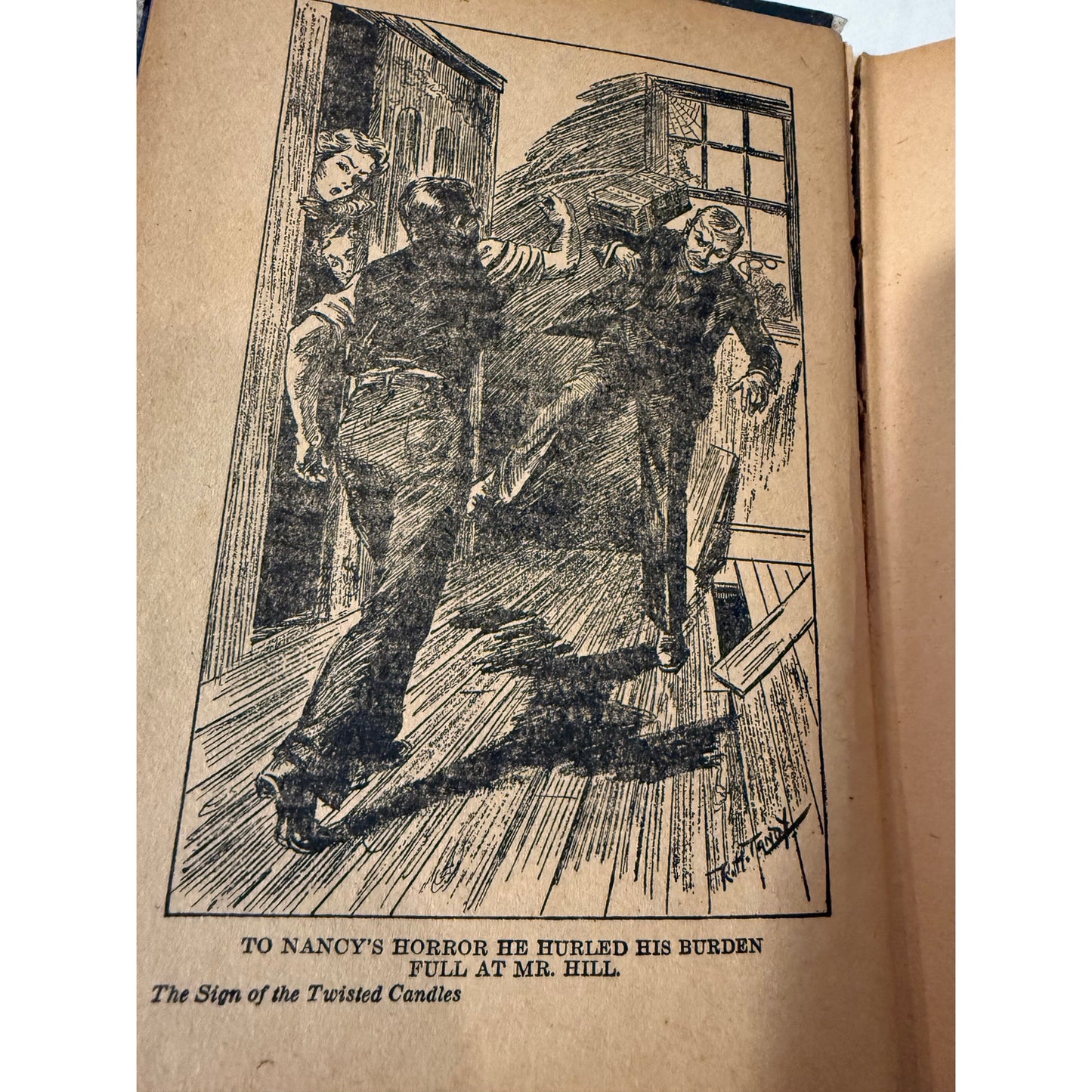 Nancy Drew - The Sign of the Twisted Candles - 1st Edition - 1933 - Hardcover
