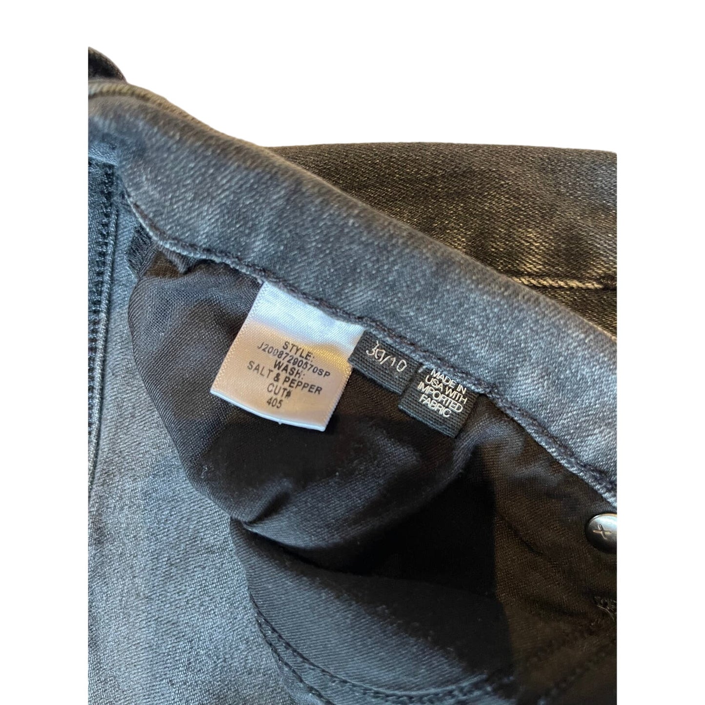 Veronica Beard Women's Black Jeans Size 30/10 Benzi MidRise Crop Fray