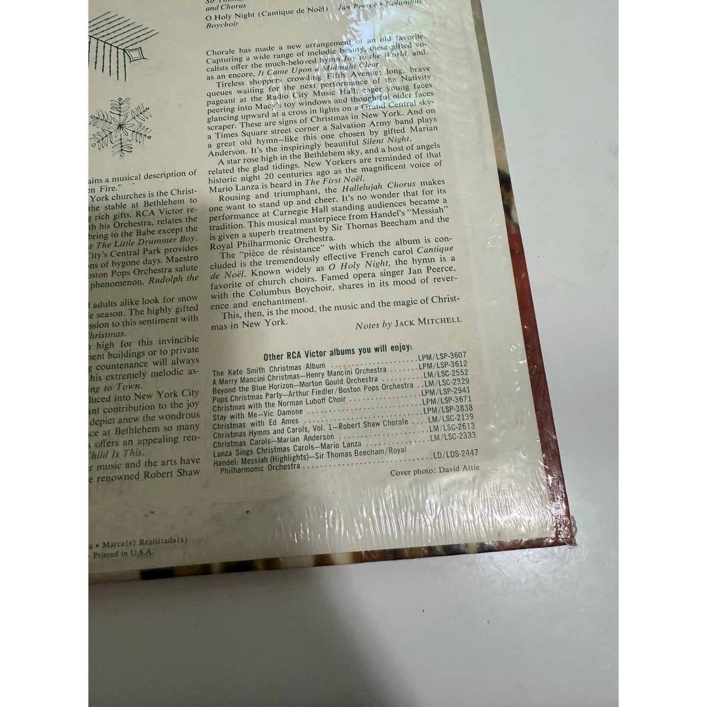 Christmas in New York Various Artists Collector's Edition RCA Vicor PRS-257