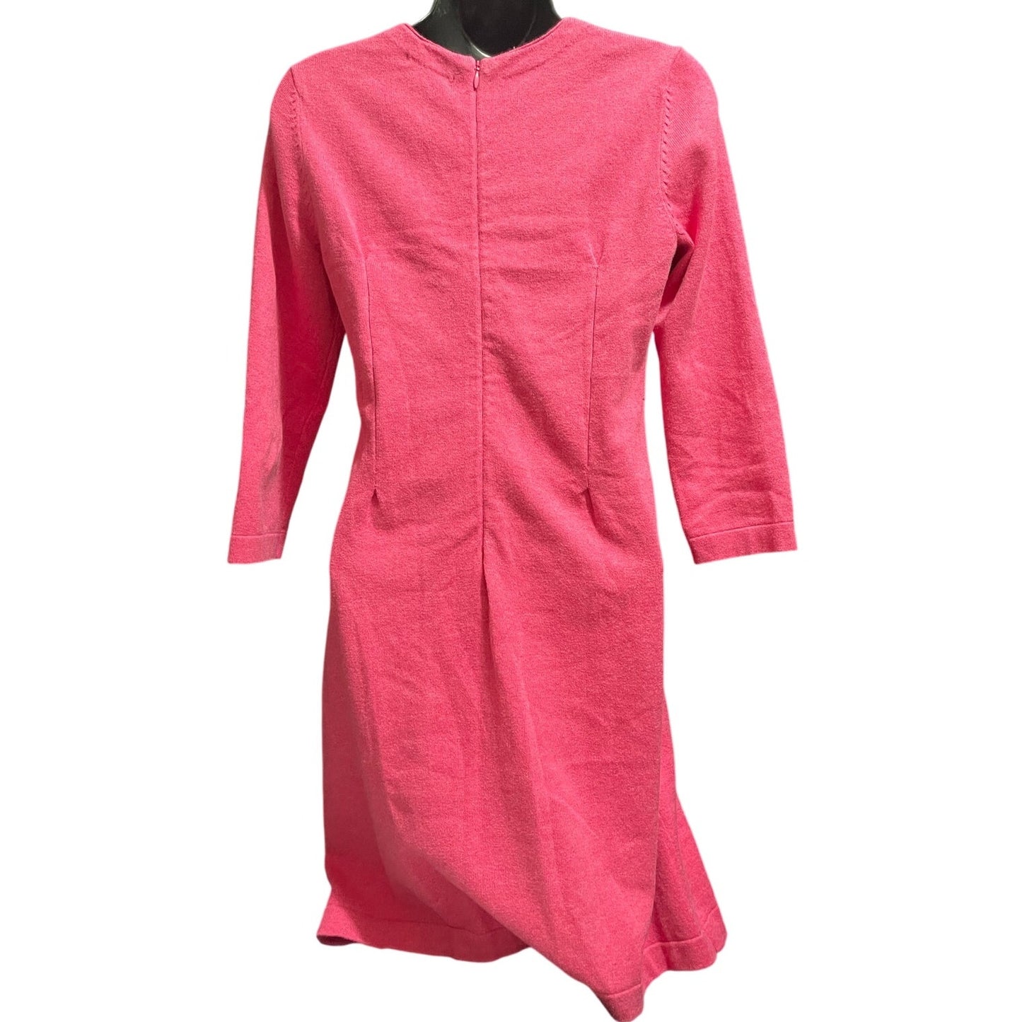 Tyler Böe Pink Long Sleeve Size Small Midi Dress