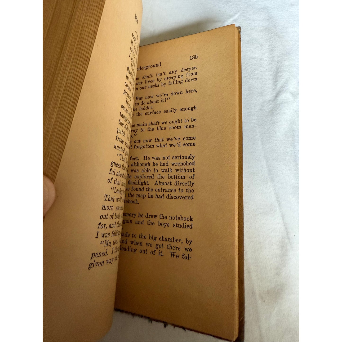The Hardy Boys - Hunting for Hidden Gold - Franklin W. Dixon 1928 Tan Hardcover