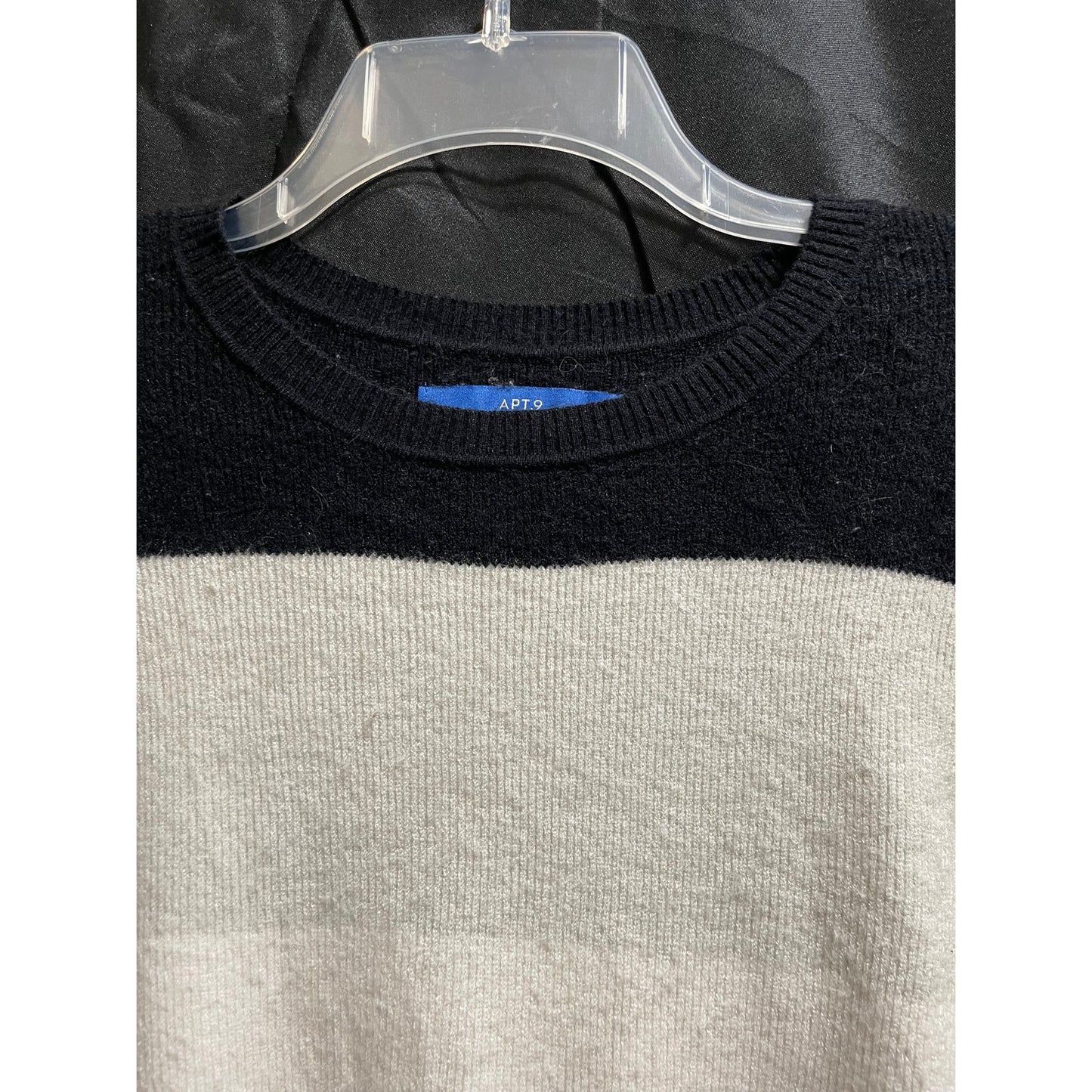 Apt 9 Men's Size Medium Striped Color Block Long Sleeve Sweater