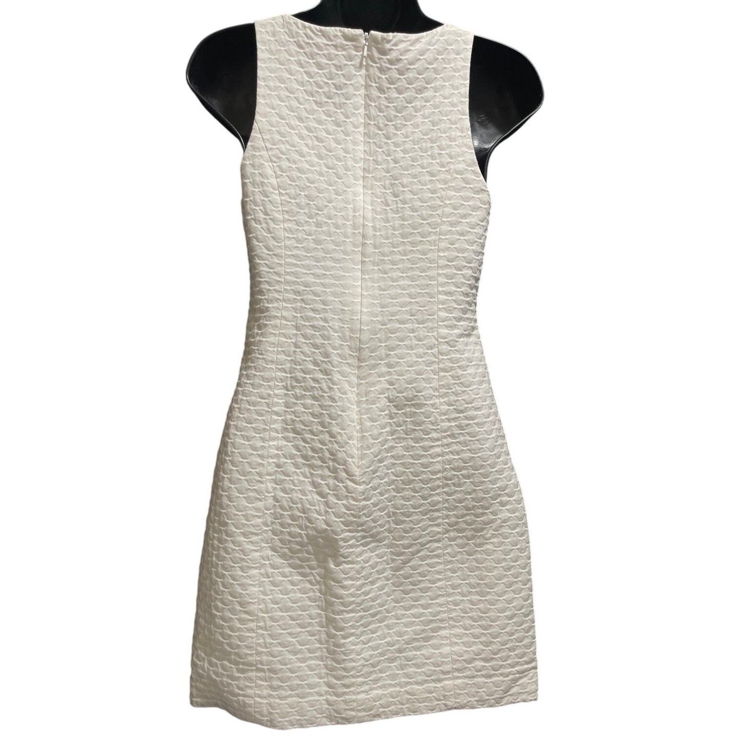 Lilly Pulitzer White & Gold Accent - Size 00 Sleeveless Mini Dress