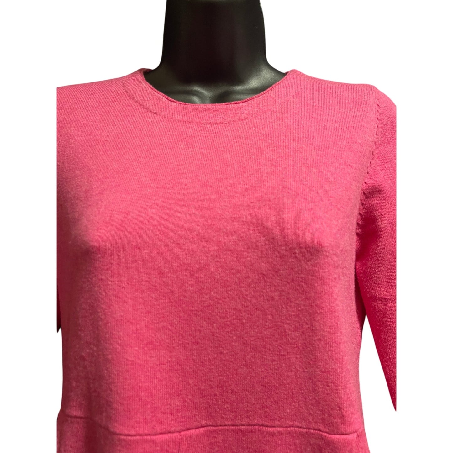 Tyler Böe Pink Long Sleeve Size Small Midi Dress