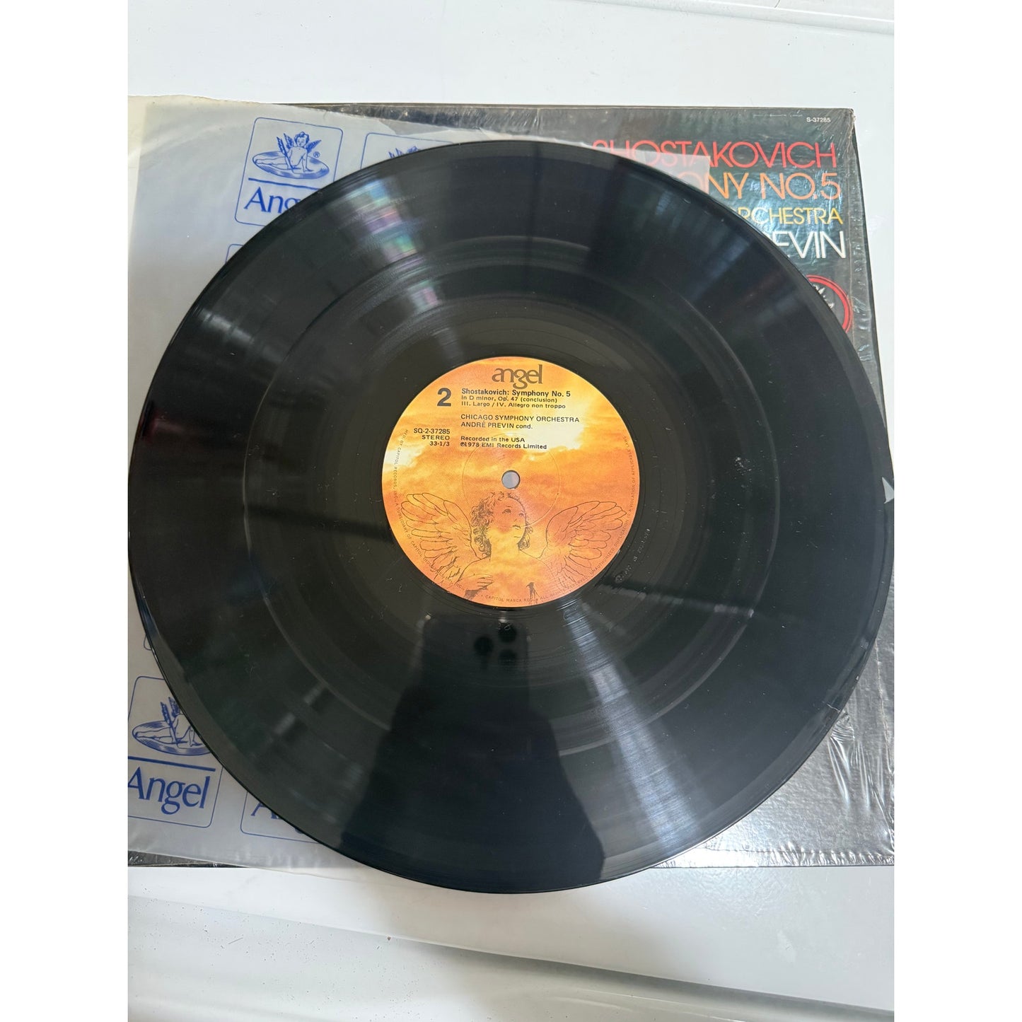 ASD 3443 Stereo Shostakovich Symphony #5 Andre Previn Chicago Orchestra