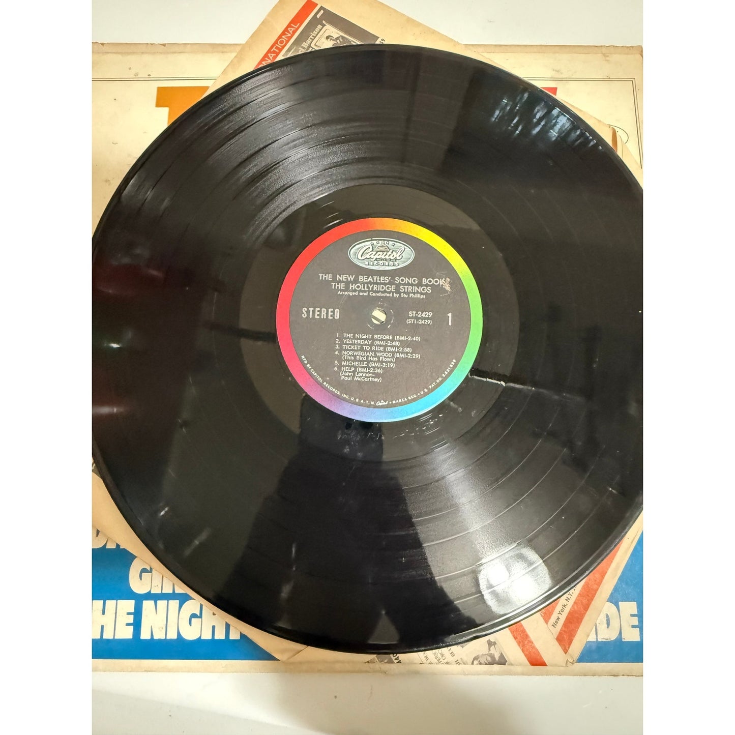 The Beatles Songbook Hollyridge Strings ST-2429 12" Vinyl Record