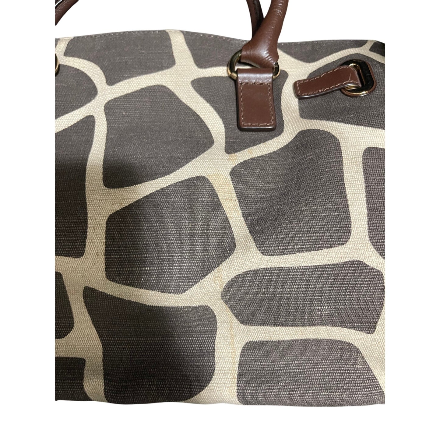 Michael Kors Hamilton Giraffe Print Shoulder Bag / Purse