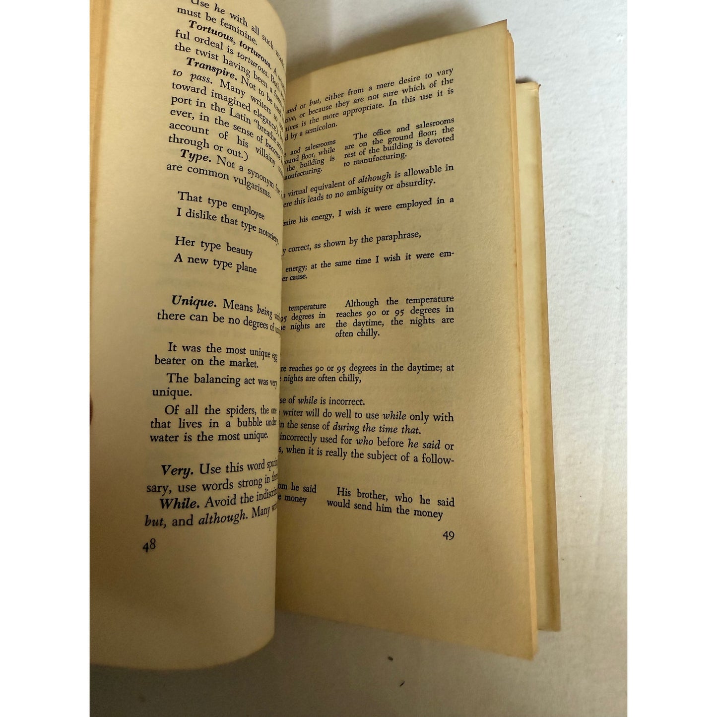 The Elements of Style - William Strunk Jr & E.B. White - 2nd Printing 1959