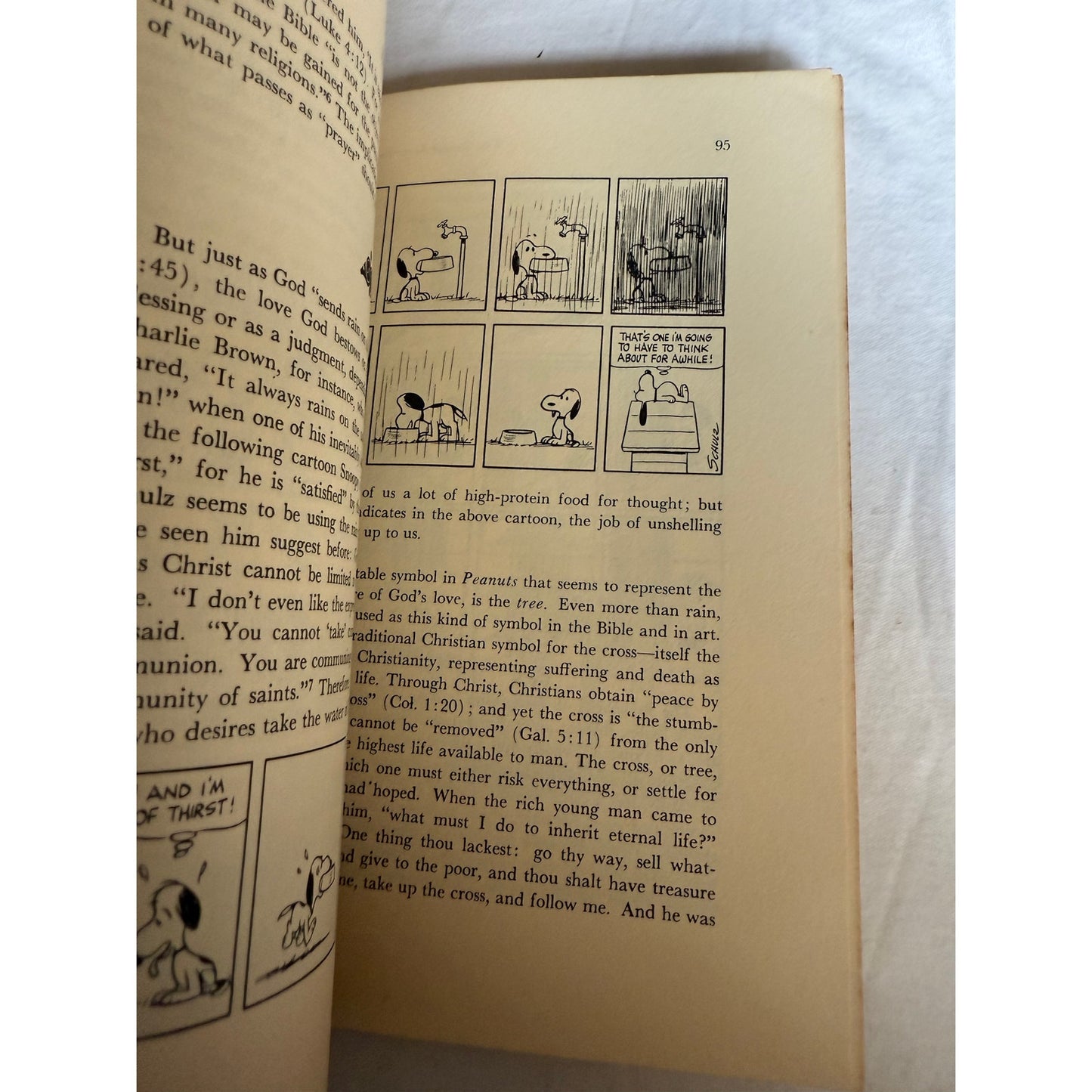 The Gospel According to Peanuts 1965 (8th Printing) Charles Schulz Paperback