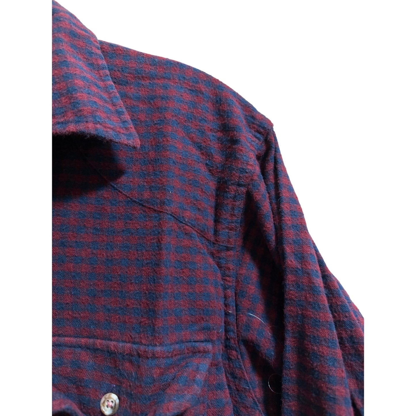 Vintage Orvis 100% Cotton Check Button Up - Long Sleeve - Size 10
